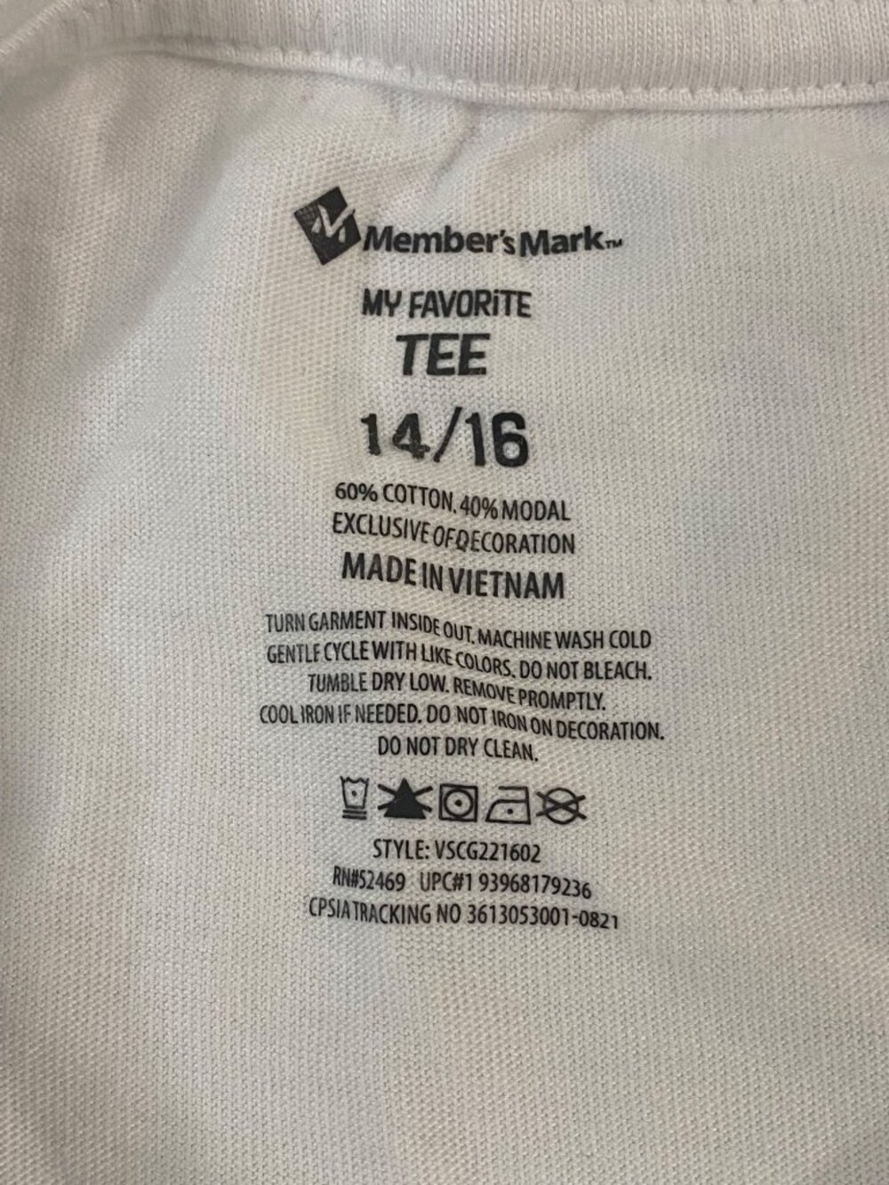 Members Mark Girls White Tee With Sequin Unicorn Design Size 14/16 - Picture 6 of 7